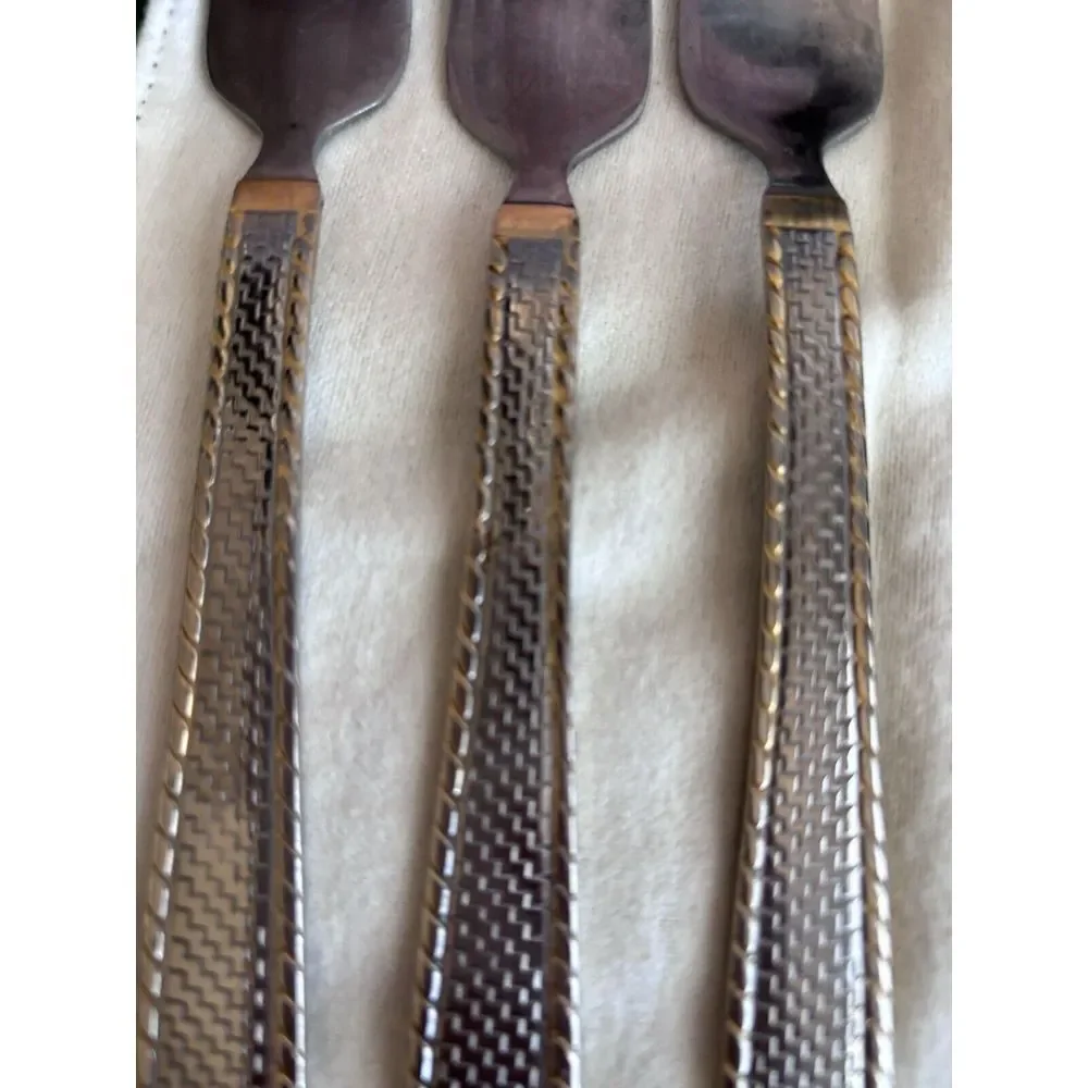 Cambridge Gold, Southampton‎ Stainless Accent Silverware  Retired, Rare Find